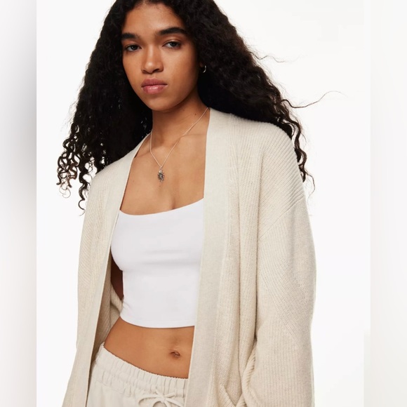 RARE Aritzia Wilfred Travel Cardigan Sz M - Picture 3 of 13